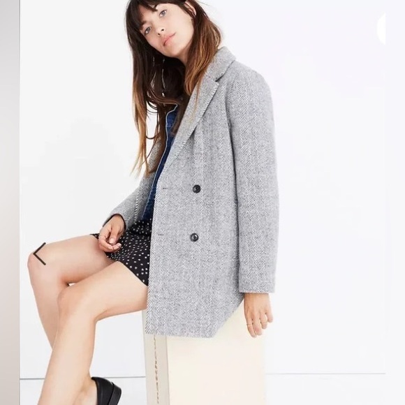 Madewell Jackets & Blazers - Madewell Herringbone Blazer Coat